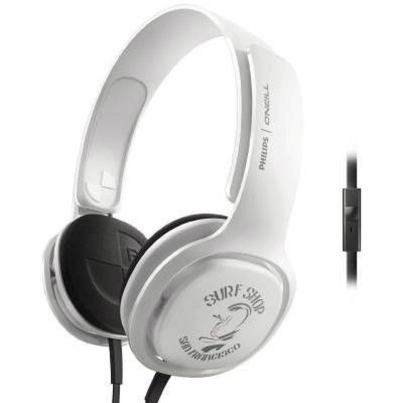 Philips SHO3305STKR O'Neill Headband Headphones, white Color